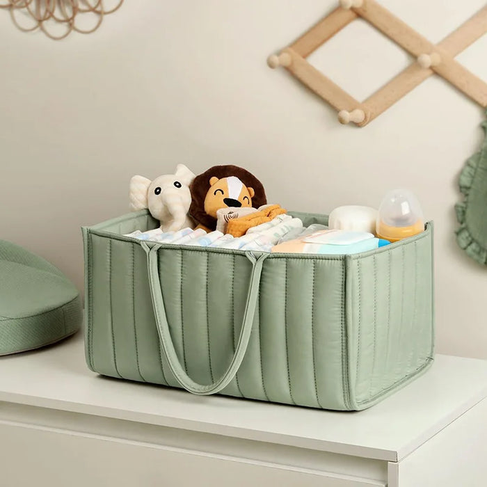 Baby Nappy Caddy Quilted