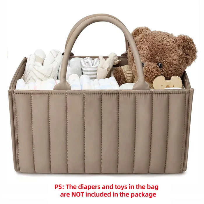 Baby Nappy Caddy Quilted