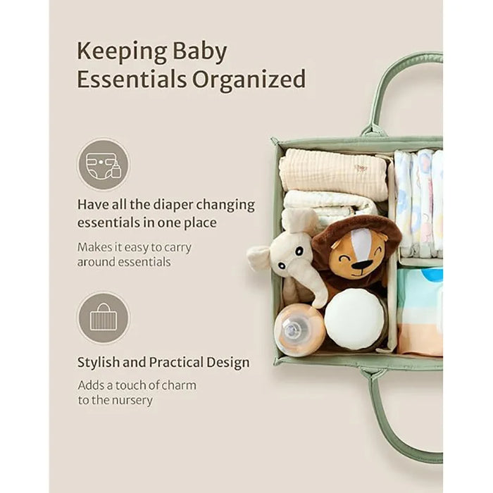 Baby Nappy Caddy Quilted