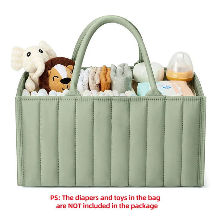 Baby Nappy Caddy Quilted