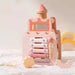 Montessori Toys Baby Wooden Castle Pink House 