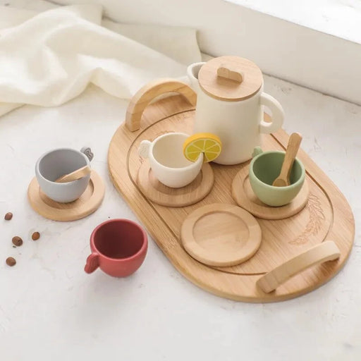 Wooden Afternoon Tea Set