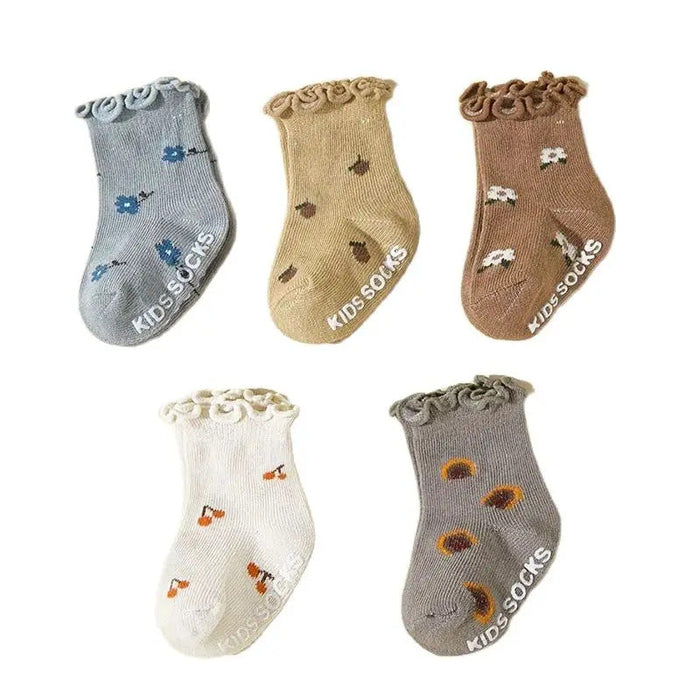 Baby & Kids Anti-Slip Floral Socks