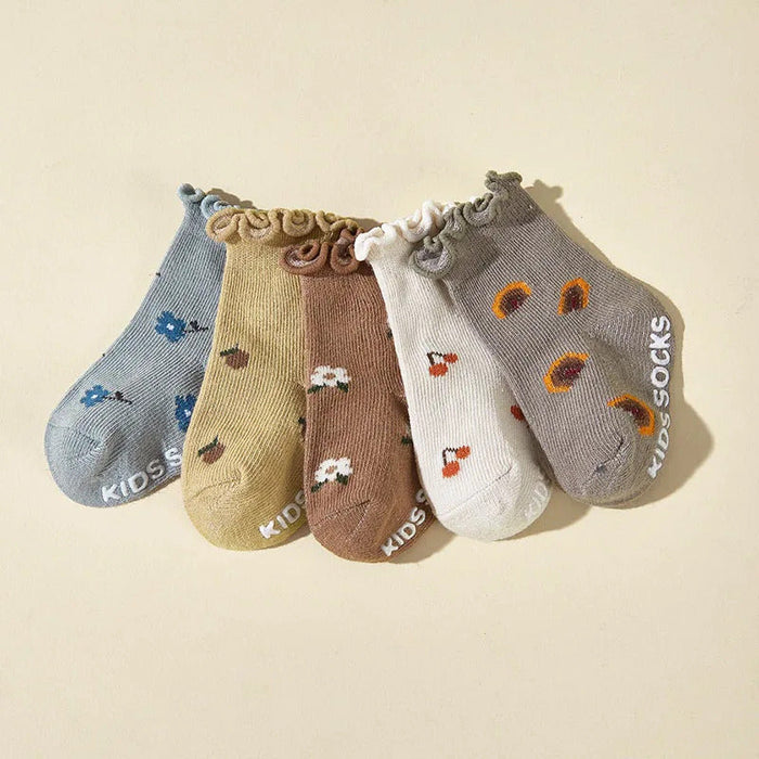 Baby & Kids Anti-Slip Floral Socks