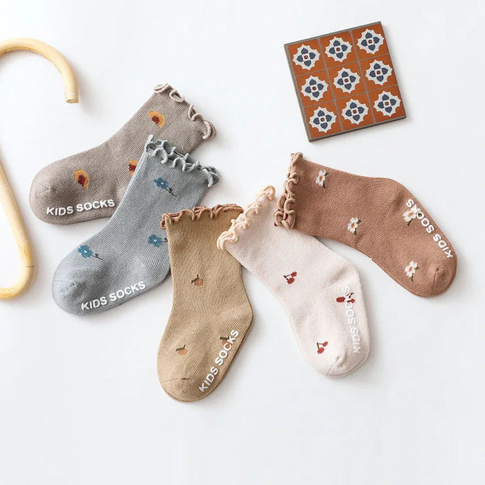 Baby & Kids Anti-Slip Floral Socks