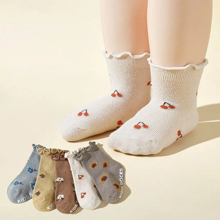 Baby & Kids Anti-Slip Floral Socks