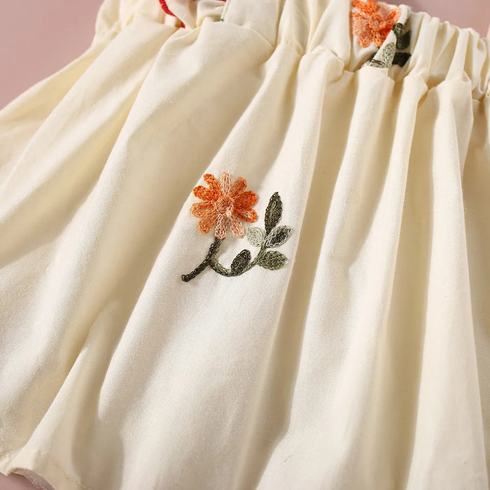 Girls Blouse & Shorts Set