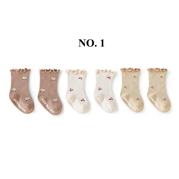 Baby & Kids Anti-Slip Floral Socks