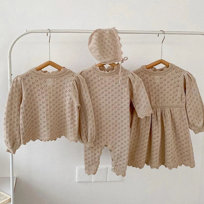 Brother Sisters Knit Dress Set - Winter Collection