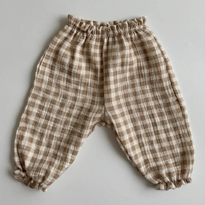 Baby Toddler Organic Muslin Cotton Baby Pants