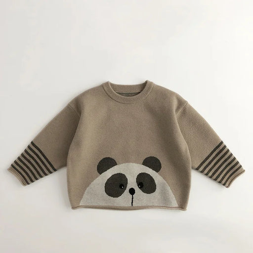 Kids Animal Knit Pullover