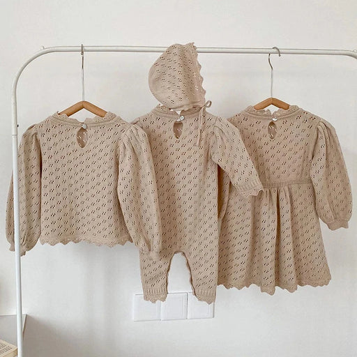 Brother Sisters Knit Dress Set - Winter Collection